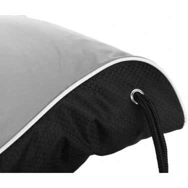 Logo trade promotional items image of: Drawstring bag DENISON Schwarzwolf