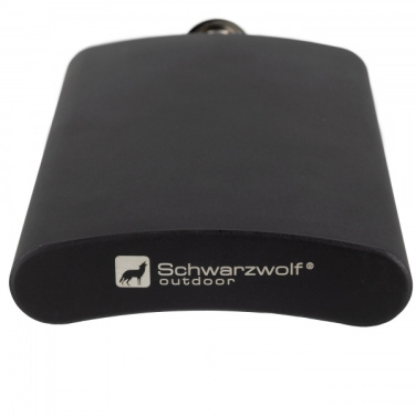 Logotrade promotional items photo of: Hip flask MADONIE Schwarzwolf