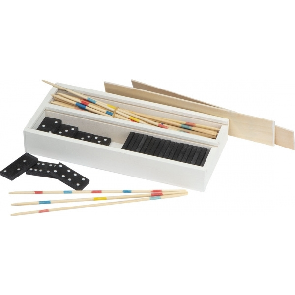 Logo trade corporate gifts picture of: Mikado and Domino Game FOLIGNO