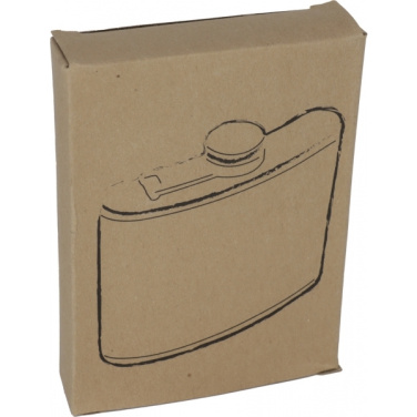 Logo trade corporate gifts image of: Hip flask HOOGSTRATEN 170 ml