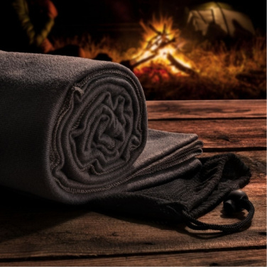 Logo trade advertising products picture of: Blanket BRISA Schwarzwolf