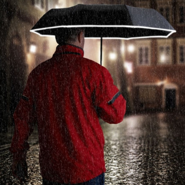 Logo trade promotional gifts image of: Umbrella CRUX Schwarzwolf