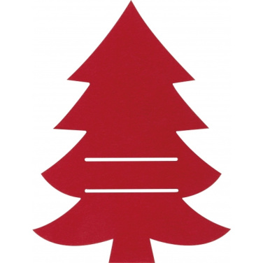 Logotrade promotional giveaway picture of: Cutlery pad in Christmas tree shape DUFFEL