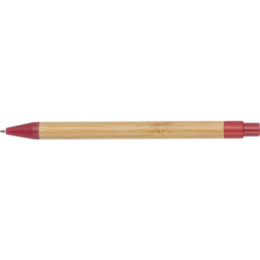 Logotrade promotional item picture of: Wheatstraw and bamboo ballpen HALLE