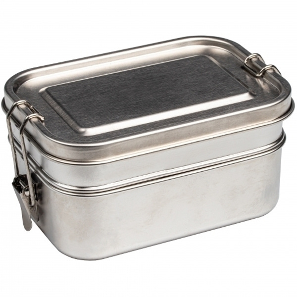 Logo trade corporate gift photo of: 2-level lunch box PORTO ALEGRE