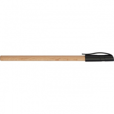 Logo trade promotional items image of: Wooden ballpen PALMDALE