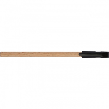 Logo trade promotional giveaways image of: Wooden ballpen PALMDALE