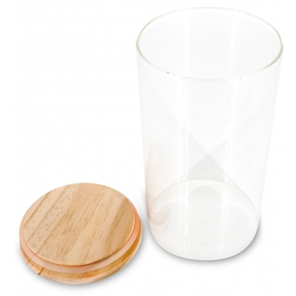 Logo trade advertising products picture of: Borosilicate container ONTARIO 1000 ml