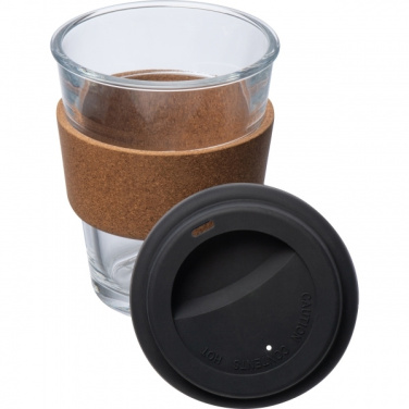 Logo trade promotional item photo of: Glass drinking cup WROCŁAW 350ml