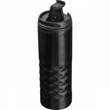Logo trade promotional merchandise image of: Thermal stainless steel mug SANTANDER 500 ml