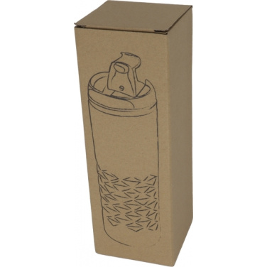 Logo trade promotional giveaway photo of: Thermal stainless steel mug SANTANDER 500 ml