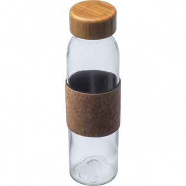 Logotrade promotional products photo of: Glass bottle SKOPJE 500 ml