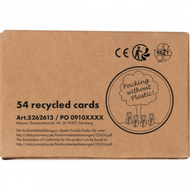 Logo trade advertising product photo of: Playing cards NEW CASTLE