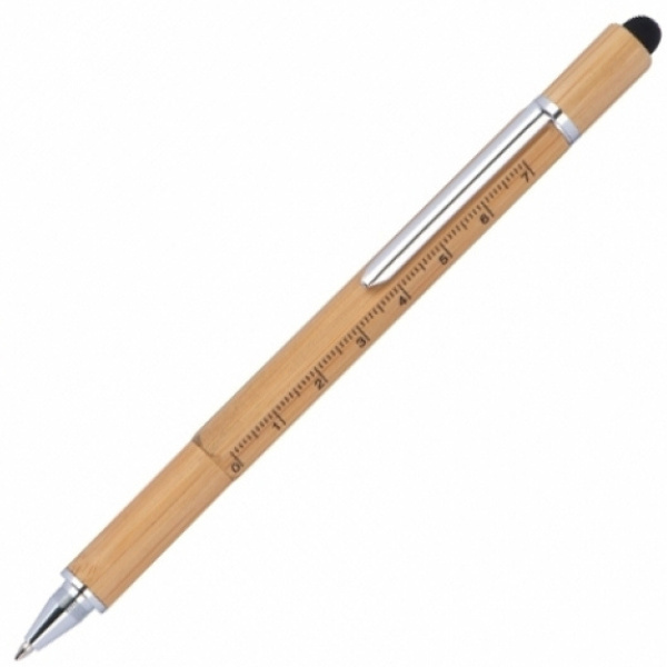 Logo trade promotional item photo of: 6in1 multifunctional pen COIMBRA