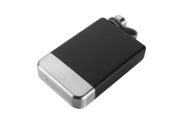 Logotrade promotional giveaway image of: Hip flask HALTI Schwarzwolf