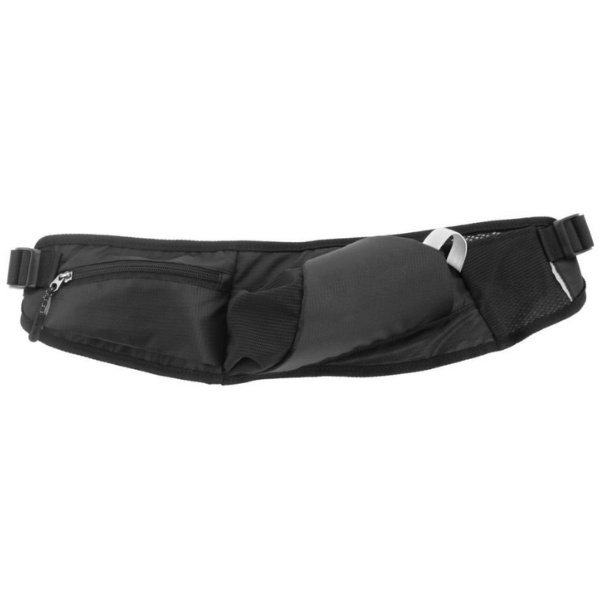 Logo trade promotional merchandise picture of: Sport belt bag MAFADI Schwarzwolf