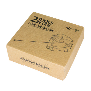 Logo trade promotional merchandise image of: Laser tape measure, RLM62001