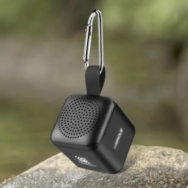 Logo trade promotional products picture of: Mini speaker with enlighted logo for engraving