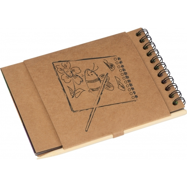 Logo trade promotional gifts picture of: Scratching block INNSBRUCK