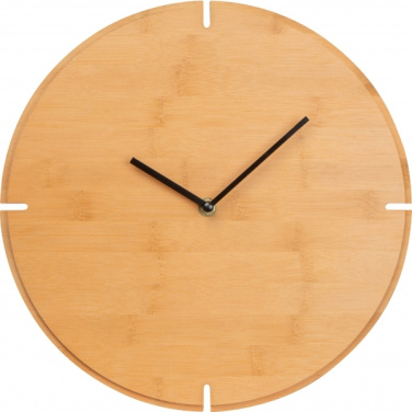 Logotrade promotional merchandise photo of: Wall Clock HAMPTON