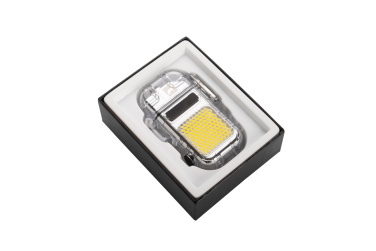 Logo trade business gifts image of: Electrical lighter CALBUCO Schwarzwolf