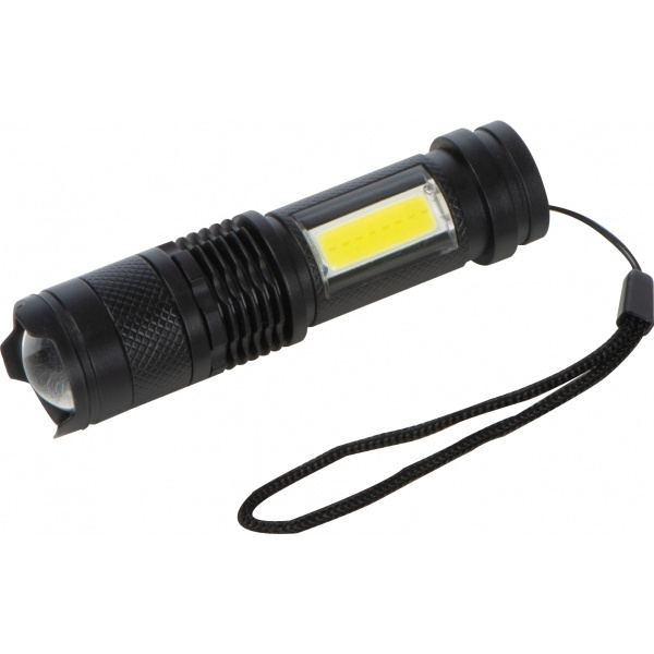 Logo trade promotional merchandise image of: Rechargeable flashlight AARHUS