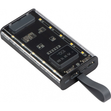 Logo trade business gifts image of: Power bank 10 000 mAh DARWIN
