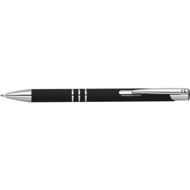 Logo trade promotional merchandise photo of: Semi gel pen soft touch DUNMORE