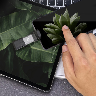 Logo trade promotional giveaway photo of: Pendrive Silicon Power Mobile - C51 3.2, 64GB