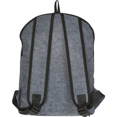 Logo trade promotional gifts image of: RPET Backpack Davos