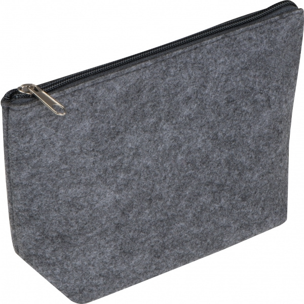 Logo trade promotional giveaways image of: RPET cosmetic bag Cremona