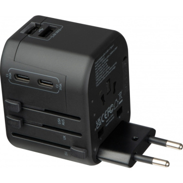 Logo trade corporate gift photo of: Travel Adapter Maracena