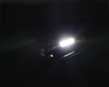 Logo trade promotional merchandise photo of: Rechargeable flashlight Trent