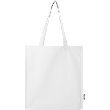 Logo trade promotional product photo of: Florida 270 g/m² GRS recycled gusset tote bag 14L