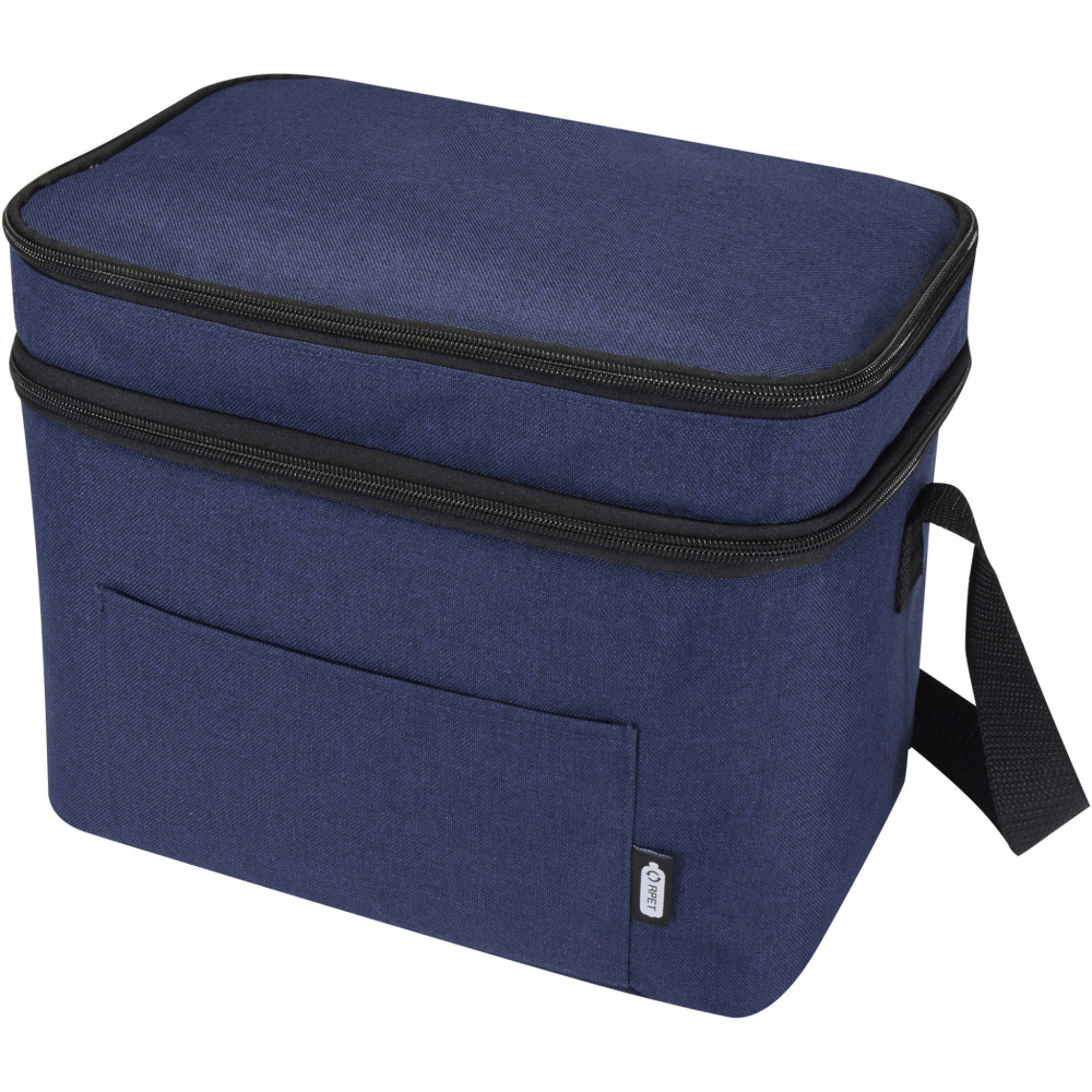 Logo trade promotional items picture of: Tundra GRS RPET double compartments cooler bag 13L