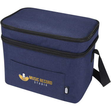Logo trade advertising product photo of: Tundra GRS RPET double compartments cooler bag 13L