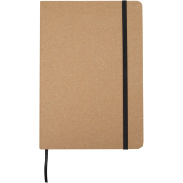 Logotrade promotional giveaways photo of: Holm A5 stone paper hard cover notebook with lined pages