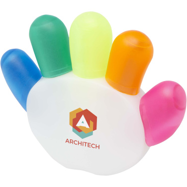 Logo trade promotional items image of: Patina 5-colour highlighter