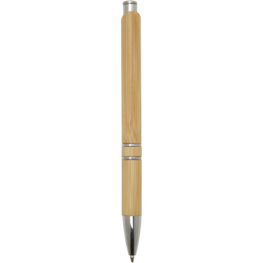 Logotrade business gifts photo of: Wicker bamboo ballpoint pen