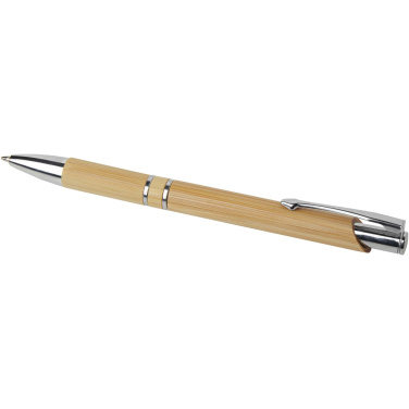 Logo trade promotional merchandise picture of: Wicker bamboo ballpoint pen
