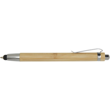 Logo trade corporate gifts image of: Elm bamboo ballpoint pen