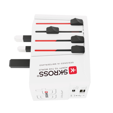 Logo trade promotional giveaways picture of: SKROSS World Travel Adapter MUV 65W PD with USB C Cable