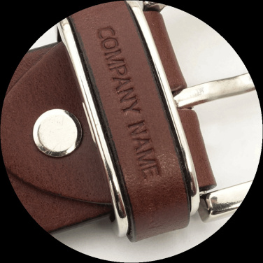 Logo trade promotional item photo of: Leather belt 502035000