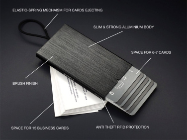 Logo trade promotional products picture of: RFID credit and business card holder 126615500