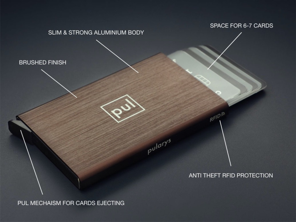 Logo trade business gifts image of: RFID credit card holder 94415500