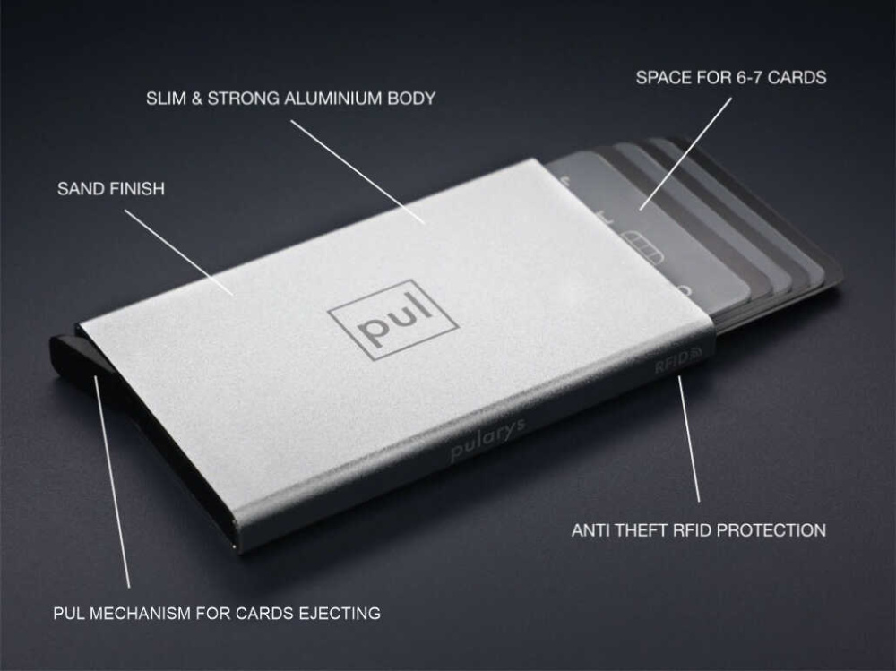 Logo trade promotional merchandise image of: RFID credit card holder 94410800