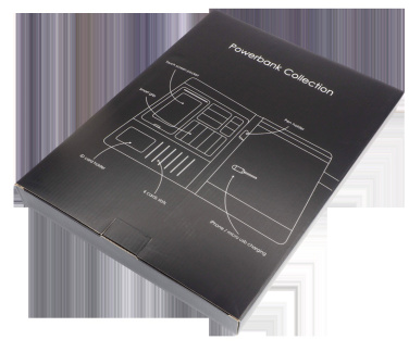 Logo trade promotional items image of: Power Bank Folder 89309100