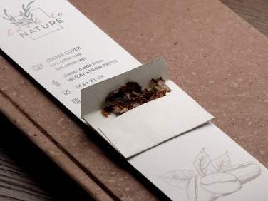 Logo trade corporate gifts picture of: Recycled Coffee Notebook 209733900