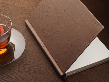 Logotrade promotional gift picture of: Recycled Coffee Notebook 209733900