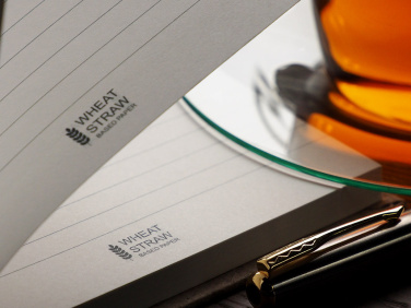 Logo trade business gift photo of: Recycled Banana Notebook 209734200